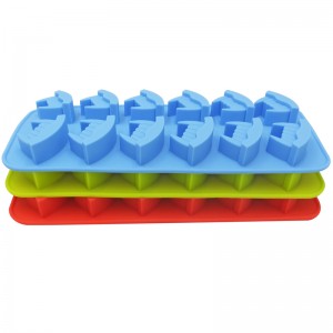 12 Vicces létező forma Szilikon csokoládé forma