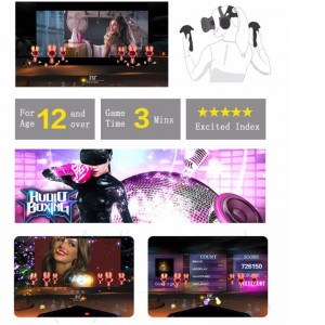 beltéri 9d vr zenei tánc játék géptáncos szimulátor