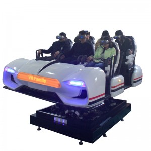 9DVR űrhajó (fehér) Forró eladó szórakoztató virtuális valóság élmény 9Dvr mozi 6 ülés 9dvr család