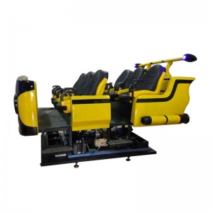 Új vidámpark felszerelés 6 dof-szimulátor, 9d vr űrhajó, 6 üléses 9dvr család