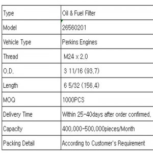 Olaj- és üzemanyagszűrő