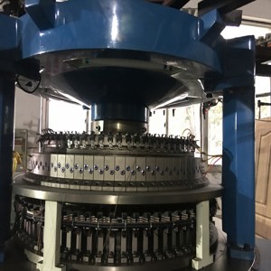 Testméret kis átmérőjű kör alakú kötőgép páncéloshoz