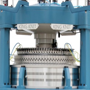 Dupla feeder összekapcsolás, számítógépes, négyzetméteres, kör alakú kötőgép