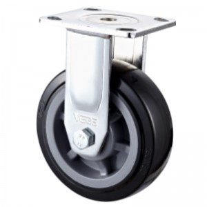 Fekete TPE kerékkel bevont, krómozott burkolat