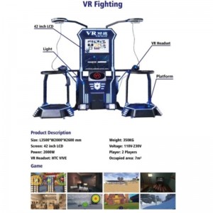 Többjátékos HTC VR Állandó Interaktív Lövöldözős \/ Boksz \/ Saber Beat Game Simulator