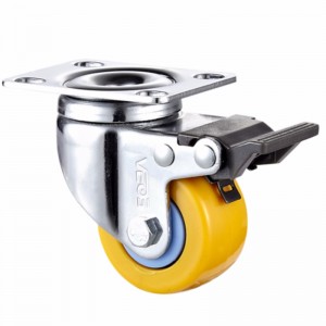 Könnyű vámtétel + –Krómozott burkolat narancssárga TPE kerékkel