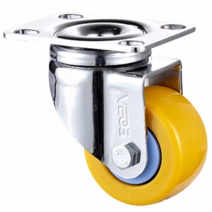 Könnyű vámtétel + –Krómozott burkolat narancssárga TPE kerékkel