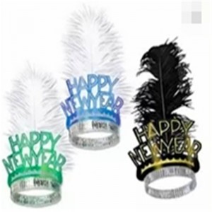 Tiaras Feather Boldog Újév Év Buli Kits