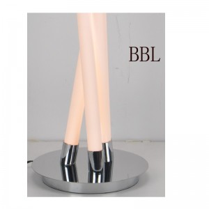 LED-asztali lámpa 3pcs akril egyenes csővel