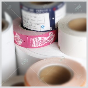 Rifo magas hőmérsékleten védő hangcímkék, acélrúd hátsó felfüggesztési címkék nyersanyagok