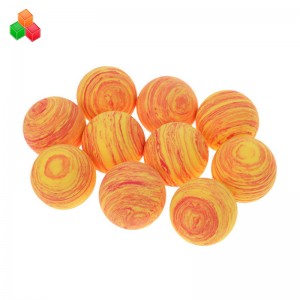 Új termék, kiváló minőségű eva hab labda, testreszabott méretű, nyomtatott puha hab labdákkal a golf \/ masszázs \/ gyerek játszótérhez