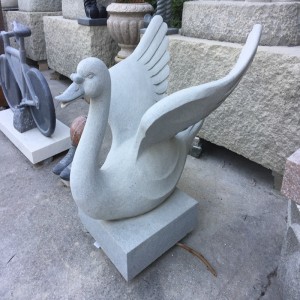 Zsiráf Swan Fish kőfaragványok és szobrok Természetes tiszta kézműves grafika