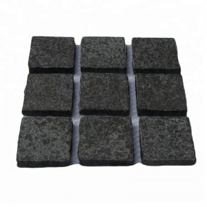 Fekete természet bazalt útburkoló kő