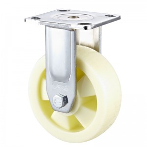 Nagy teherbírású - krómozott ház fekete TPE kerékkel4