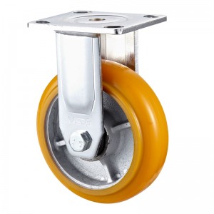 Nagy teherbírású - krómozott ház fekete TPE kerékkel6