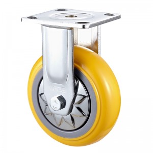 Nagy teherbírású - krómozott ház fekete TPE kerékkel9