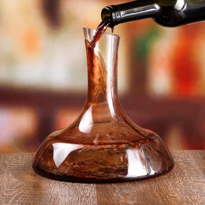 Minőségi bordekanter Designer Decanter vörösborkarafe 2300ML ólommentes üvegdekanátor Superior boros levegőztető