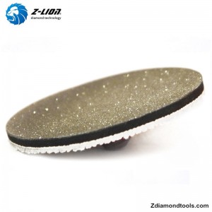 ZL-123ER 2 hüvelykes Roloc üveg galvanizált polírozó párnák