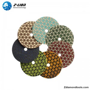 ZL-123J műanyag padló polírozó párnák kőprojektekhez