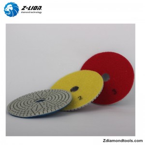 ZL-123S 4 INCH gyémántgyanta polírozó párnák kőszerszámhoz
