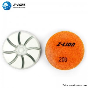 ZL-16KR 3 INCH gyémánt padlócsiszoló párnák betonhoz