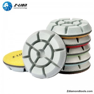 ZL-16KW száraz műgyanta beton padló polírozó párnák