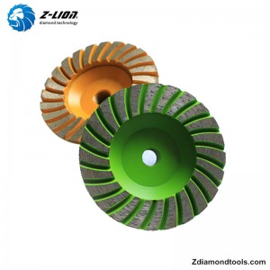 4 hüvelykes ZL-21 gyémánt csészekerék kő, beton csiszoláshoz