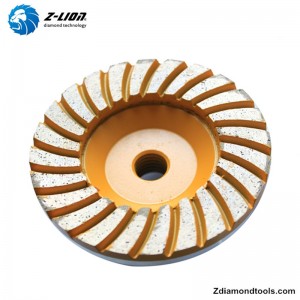 4 hüvelykes ZL-21 gyémánt csészekerék kő, beton csiszoláshoz