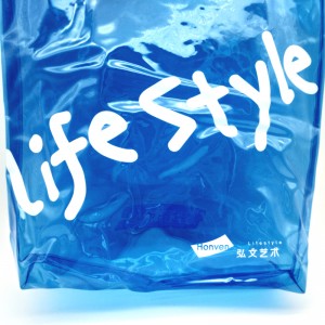 bule pvc bevásárlótáska