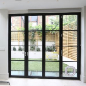 Acél külső alumínium összecsukható ajtó