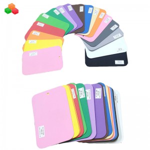 Forró értékesítésű, nagy sűrűségű, színes, 2 mm-es, 10 mm-es papucs memória EVA hab lemez egyedi méretű biztonsági gumi lapok a csomagoláshoz