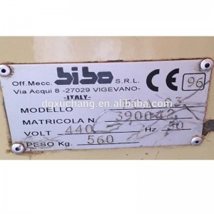 Bibo Automatikus lyukasztó és bélyegzőgép a bőr övekhez