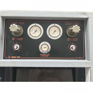 Vas róka pneumatikus talpprés, cipő rögzítésével, így a gép ára