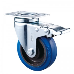 Közepes teherbírású - krómozott ház Blue2 Diamand TPE kerékkel