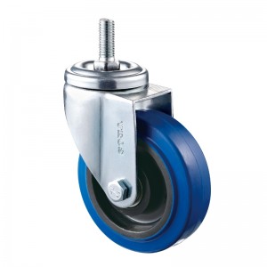 Közepes teherbírású - krómozott ház Blue2 Diamand TPE kerékkel