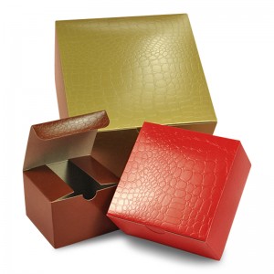 Színes aligátor dombornyomott Tuck top box