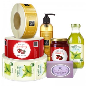 Egyedi öntapadós nyomtatási termék matrica, öntapadós nyomtatópapír címkematrica