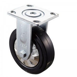 Nagy teherbírású - krómozott ház Black4 TPE kerékkel