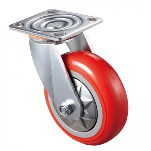 Nagy teherbírású - krómozott ház red3 TPE kerékkel