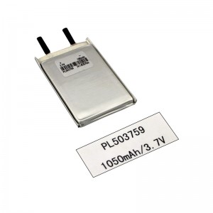 3,7 V-os lítium-ionos lipo polimer 1050mAh digitális termék akkumulátor