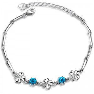 Szafír női karkötő köbös cirkónium karperec