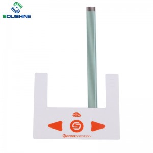 OEM egyedi membrán kapcsoló LED-del