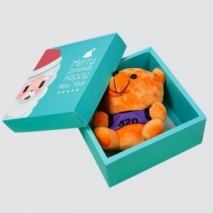 Egyéni karácsonyi és újévi ünnepi rajzfilm díszdobozban