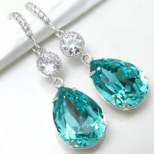 Női fülbevalók drágakő fülbevalók vágó fülbevalók lógnak fülbevalók