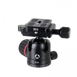 Kingjoy A62 alumínium profi összecsukható állvány T11 alacsony profilú gömbfejjel a fényképezőgéphez