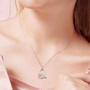 925 ezüst rózsa szív medál nyilatkozat nyaklánc személyre szabott vésett nyaklánc 2020 design