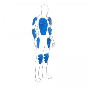 Az ACF habot az emberi test védelmére szolgáló különleges védő testré alakítják (ACF).