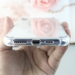 iPhone X \/ iPhone XS TPU + PC átlátszó és ütésgátló mobiltelefon tok