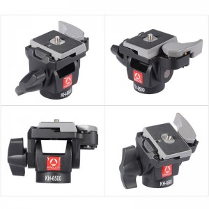Kingjoy Professional hordható, kétirányú, Pan-Tilt alumínium-forgó kamera KH-6500 Photo Head
