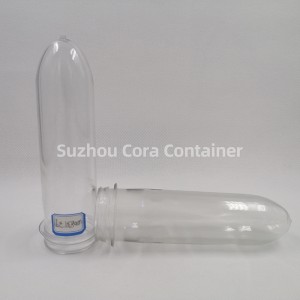 39 mm-es 83G nyakméret 46 mm-es Plasitc kisállat preform víztartalmú olajhoz